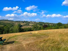 View from the wild camping area