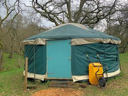 The yurt.