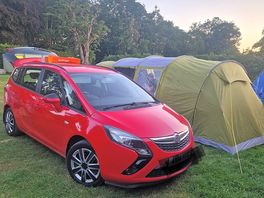 Large camping plot, suitable for tent and family car