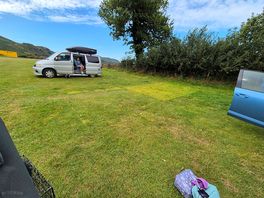 Our pitch after striking our tent this morning.