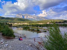 Nearby river with access from campsite
