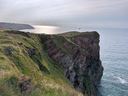Walk out the campsite to the sw coastpath