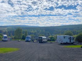 Beautiful sky view from our van