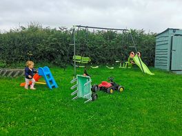 Playground and one of the toilets