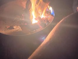 Fire pit provided by the owner, fire logs available at their shop