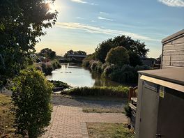 View of the fishing lake.