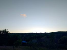 Sunset over the valley
