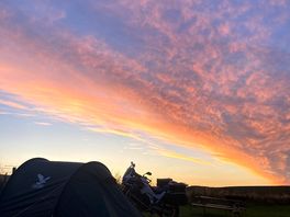 Foto al tramonto