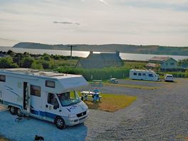 View from camping field