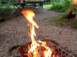 Fire pit.