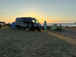 Sunset from the campsite