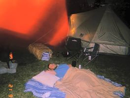 We took an airbed of our own so that we could stargaze by the fire and blankets too