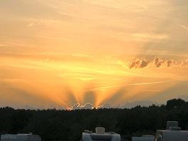 Longest day sunset