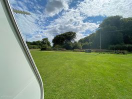View from the front of the site looking up the lane