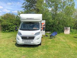Large bays for parking, tidy site,a secure stop over. easy access from m5.