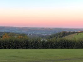 View at sunset