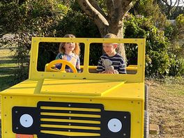 This car and the play park were a great hit.