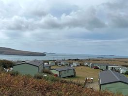 Take them from the top of the hill – a view of rhosson ganol campsite