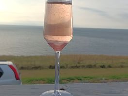 Drinks on the balcony