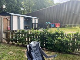 Toilets and showers, cleaning area