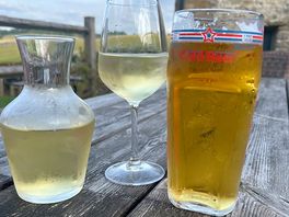 Beer garden in blind bull