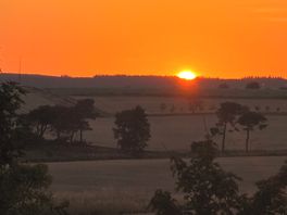 Sunset from the campsite