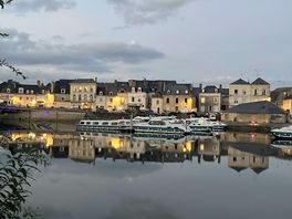 Night view from across river
