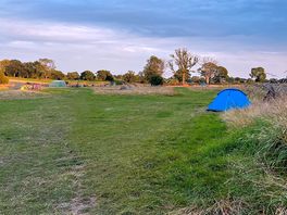 View of the campsite from the entrance