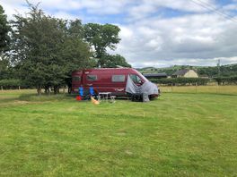 Very pleasant pitch with beautiful views.
