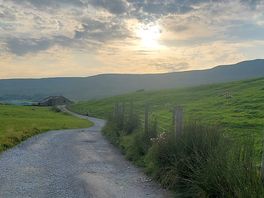 Peaceful evening walk to the ribbleshead viaduct