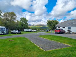 Small hardstanding pitch