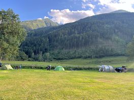 Uitzicht vanaf de tent!