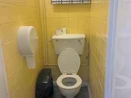 Toilets were dated & shabby