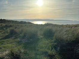 Overlooking from the sand dunes