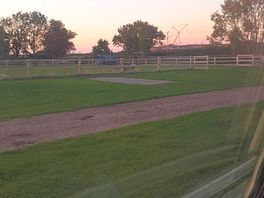 Early evening on site