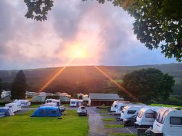 View from our tent pitch