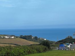 View from top field on our camping field