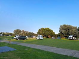 The view from our electric hookup pitch