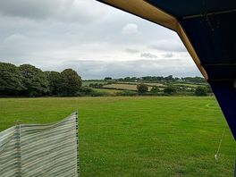 View from the awning