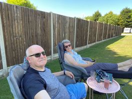 Enjoying our peaceful stay
