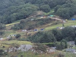 View of the camp site.