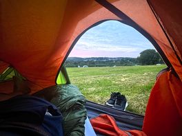 From the tent