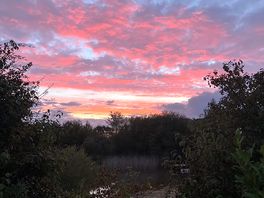 Sunset at the campsite