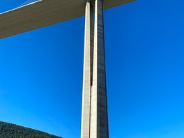 Close to the millau viaduct