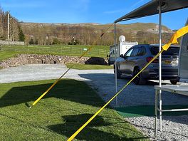 View from our caravan