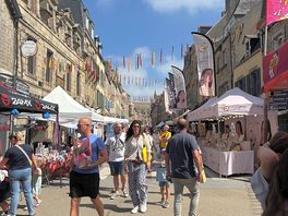 Market in the town