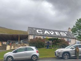 White scar caves