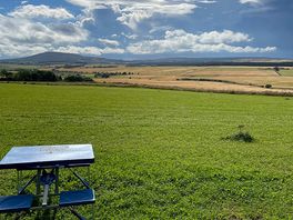 View of the fields