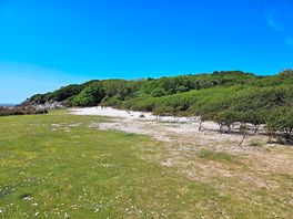 Part of the coastal path from southerness to sandy hills