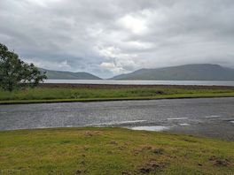 Not a great picture due to weather but you get the idea of the location just outside the park